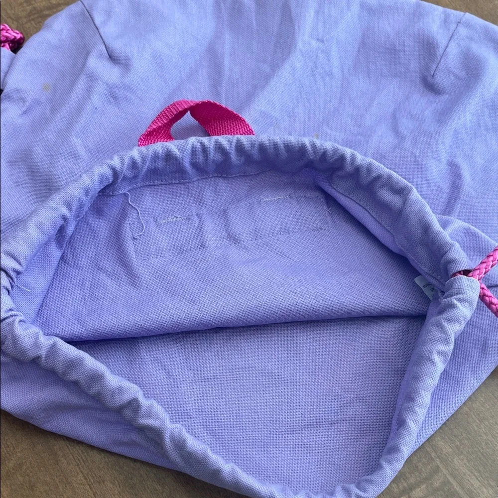 Girl Scout Purple Drawstring Bag